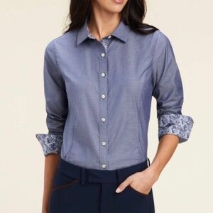 ARIAT WOMEN'S LONG SLEEVE BUTTON DOWN WESTERN BLOUSE. NWT SIZE